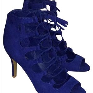 Nine West. Cobalt Blue Briagd Heels